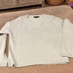 Sanctuary Mint Green Knit V Neck Sweater L